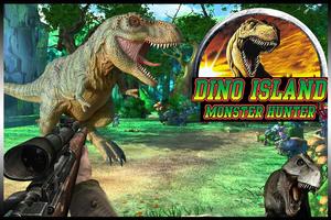 Dino Island: caçador do monstr Cartaz