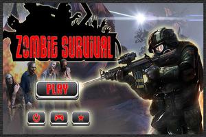 Zombie Survival Gun Shoot Affiche