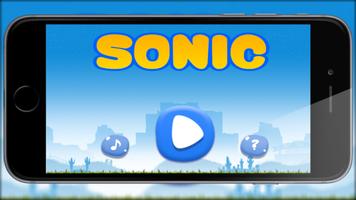 Super Sonic Run Game plakat