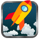 Rocket Space Escape Zeichen