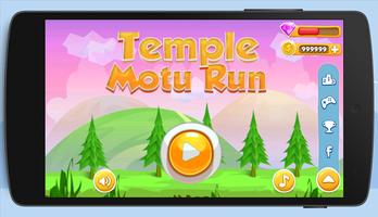Temple Motu running game Cartaz