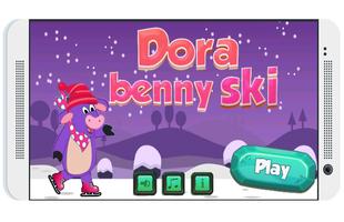 Dora Benny ski world Affiche