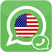 US Number For WhatApp  icon