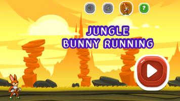 Jungle Bunny Running Free Cartaz