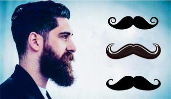 Men hair Mustache Styles PRO Affiche