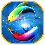 Fisch-Tapete Zeichen