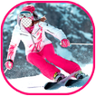 ”Snow Ski Photo Frames