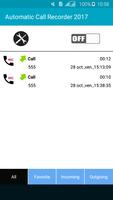 Automatic Call Recorder capture d'écran 1