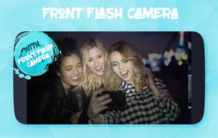 Front Flash Camera App الملصق