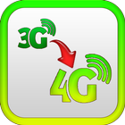 3G to 4G Converting Prank آئیکن