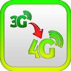 3G to 4G Converting Prank Zeichen