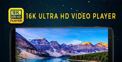 16k ultra hd video player (16k UHD) 2018 Affiche