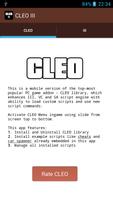 CLEO III Plakat