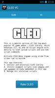CLEO VC الملصق