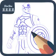 How Draw Captain America