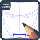 آیکون‌ How Draw Iron Man