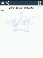 How Draw Pikachu Affiche