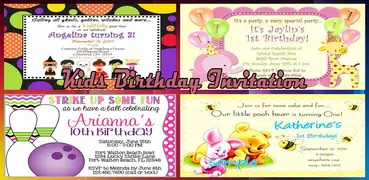 Kids Birthday Invitation Ideas