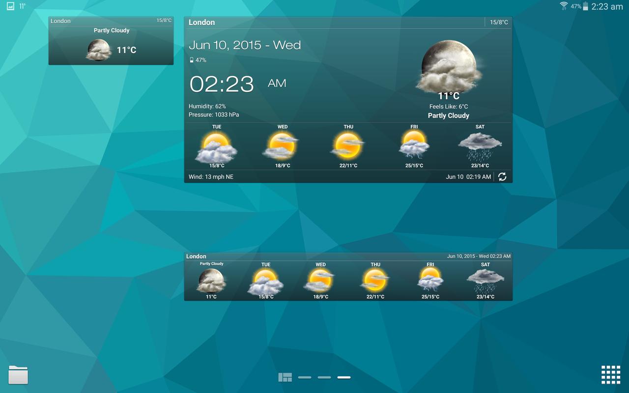 Cuaca Jam Widget Untuk Android Ramalan Cuaca APK Download