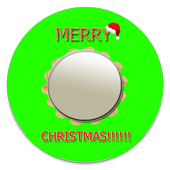 Tambourine Christmas icon