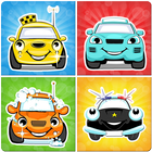 آیکون‌ Cars memory game for kids