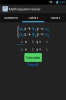 Math Equation Solver Affiche