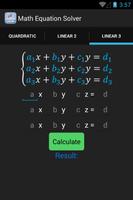 Math Equation Solver capture d'écran 1