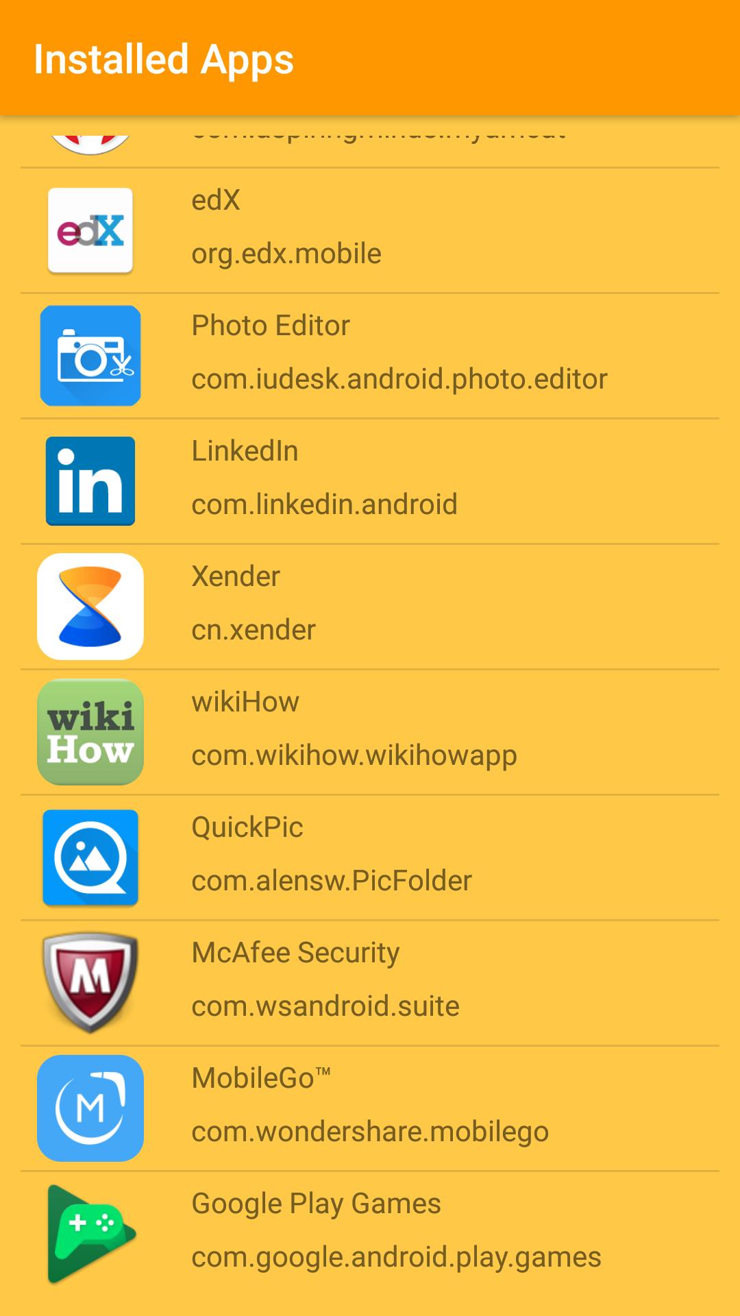 Package Name Viewer APK for Android Download