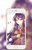 Doki Doki Literature Club Lock Screen ( natsuki ) स्क्रीनशॉट 2
