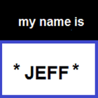 My name is jeff アイコン
