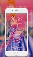 Lock Screen for Cinderella Princess capture d'écran 3