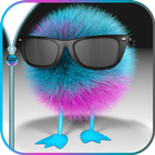 Hipster Fluffy Zipper   Unlock icon