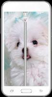 Puppy Zipper Sreen Lock poster