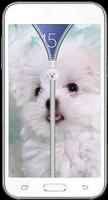 Puppy Zipper Sreen Lock تصوير الشاشة 1