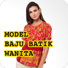 300 Model Baju Batik Wanita Terbaru আইকন