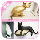 Facile bricolage 3D Cat Paper Craft APK