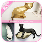 Easy DIY 3D Cat Paper Craft ícone