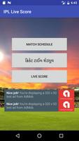 IPL Score and schedule plakat
