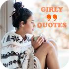 girly girl quotes icône
