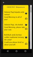 Speak English in Bahasa Malay Plakat