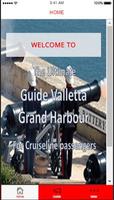 Malta Valletta Harbour Guide poster