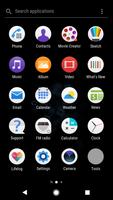 Black Theme XZ3 (live wallpape Screenshot 1