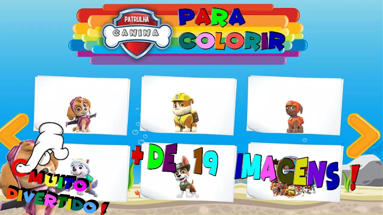 Download do APK de Jogos de pintar colorir patrulha para Android