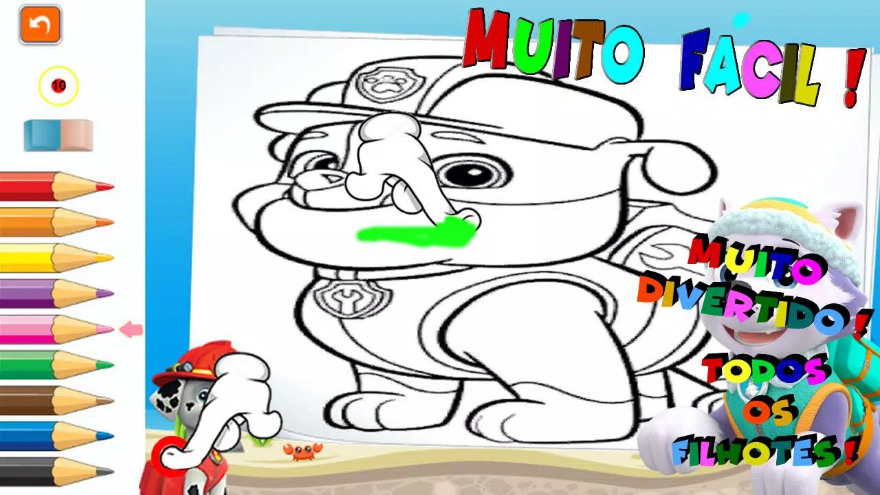 Download do APK de Jogos de pintar colorir patrulha para Android