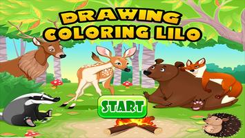 Coloring Book Lilo पोस्टर