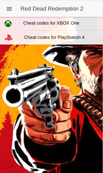 Codes de triche pour Red Dead Redemption 2 APK pour Android Télécharger