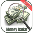 Money radar detector simulator