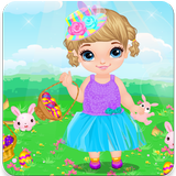 Top dress up baby games free icône