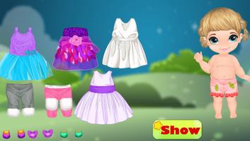 Top dress up baby games free Ekran Görüntüsü 1