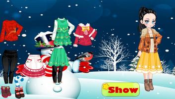 Christmas Dress up Girl Games Screenshot 1